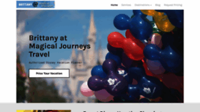 What Brittanyformagicaljourneys.com website looked like in 2022 (1 year ago)