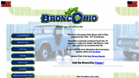 What Broncohio.com website looked like in 2022 (1 year ago)