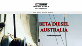 What Betadiesel.com.au website looked like in 2022 (1 year ago)