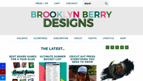 What Brooklynberrydesigns.com website looked like in 2022 (1 year ago)