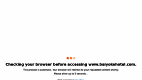 What Baiyokehotel.com website looked like in 2022 (1 year ago)