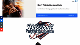 What Baseballpodcasts.net website looked like in 2022 (1 year ago)