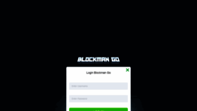 What Blockmango.com website looked like in 2022 (1 year ago)