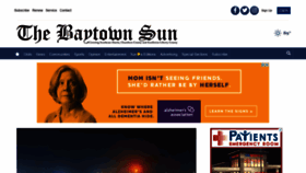 What Baytownsun.com website looked like in 2022 (1 year ago)