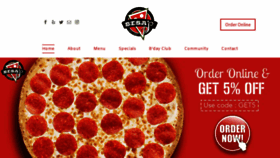 What Besapizza.com website looked like in 2022 (1 year ago)