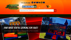 What Bouncingbuddies.com website looked like in 2022 (1 year ago)