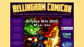 What Bellinghamcomicon.com website looked like in 2022 (1 year ago)