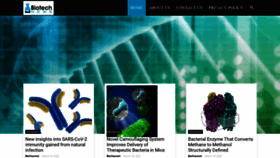 What Biotechnews.com.au website looked like in 2022 (1 year ago)