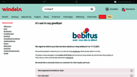 What Bebitus.fr website looked like in 2022 (1 year ago)