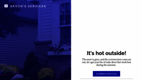 What Brooksservices.com website looked like in 2022 (1 year ago)