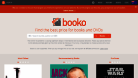 What Booko.com.au website looked like in 2022 (1 year ago)