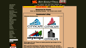 What Boyscouttrail.com website looked like in 2022 (1 year ago)