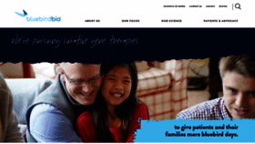 What Bluebirdbio.com website looked like in 2022 (1 year ago)