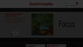 What Bakerlaw.com website looked like in 2022 (1 year ago)