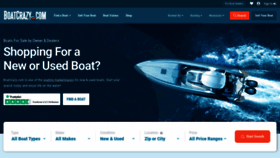 What Boatcrazy.com website looked like in 2022 (1 year ago)
