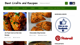 What Bestcraftsandrecipes.com website looked like in 2022 (1 year ago)