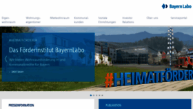 What Bayernlabo.de website looked like in 2022 (1 year ago)