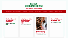 What Bettyschristmashouse.com website looked like in 2022 (1 year ago)