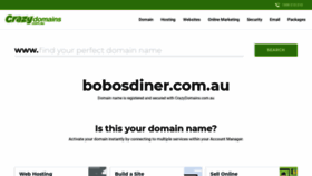 What Bobosdiner.com.au website looked like in 2022 (1 year ago)