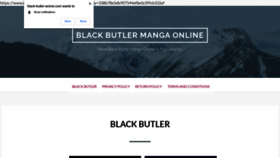 What Black-butler-anime.com website looked like in 2022 (1 year ago)