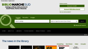 What Bibliomarchesud.it website looked like in 2022 (1 year ago)