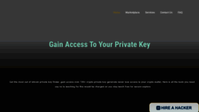 What Bitcoinprivatekeyfinder.com website looked like in 2022 (1 year ago)