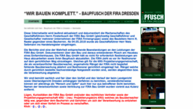What Baupfusch.info website looked like in 2022 (1 year ago)