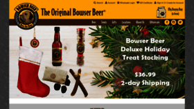 What Bowserbeer.com website looked like in 2022 (1 year ago)