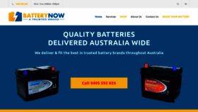 What Batterynow.com.au website looked like in 2022 (1 year ago)
