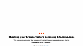 What Bitacoras.com website looked like in 2022 (1 year ago)