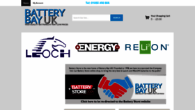 What Batterybay.co.uk website looked like in 2022 (1 year ago)