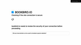 What Bookbird.io website looked like in 2022 (1 year ago)
