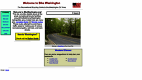 What Bikewashington.org website looked like in 2022 (1 year ago)