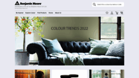 What Benjaminmoorepaint.co.uk website looked like in 2022 (1 year ago)