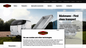What Boeckmann.com website looked like in 2022 (1 year ago)