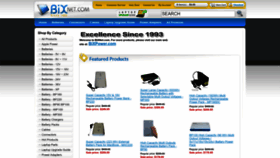 What Bixnet.com website looked like in 2022 (1 year ago)