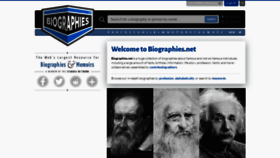 What Biographies.net website looked like in 2022 (3 years ago)