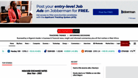 What Businessdayonline.com website looked like in 2022 (1 year ago)