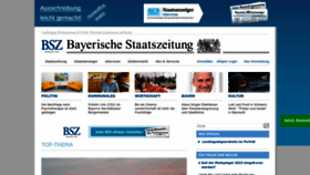 What Bayerische-staatszeitung.de website looked like in 2022 (1 year ago)