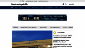 What Broadcastingcable.com website looked like in 2022 (1 year ago)