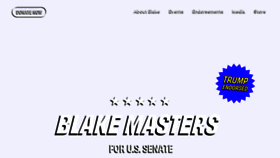 What Blakemasters.com website looked like in 2022 (1 year ago)