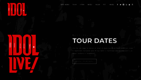 What Billyidol.net website looked like in 2022 (1 year ago)