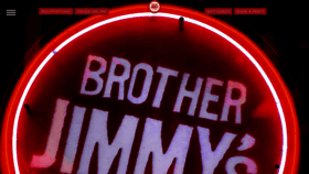 What Brotherjimmys.com website looked like in 2022 (3 years ago)