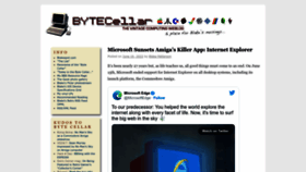 What Bytecellar.com website looked like in 2022 (1 year ago)