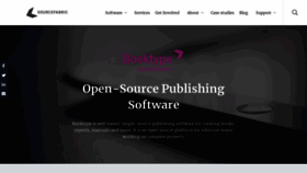What Booktype.pro website looked like in 2022 (1 year ago)