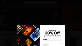 What Blackstoneaudio.com website looked like in 2022 (1 year ago)