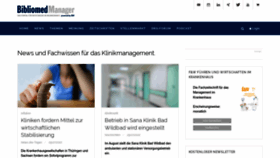 What Bibliomedmanager.de website looked like in 2022 (1 year ago)