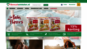 What Bewustwinkelen.nl website looked like in 2022 (1 year ago)