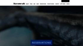 What Bluewatercafe.net website looked like in 2022 (1 year ago)