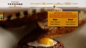 What Bistrovendome.com website looked like in 2022 (1 year ago)